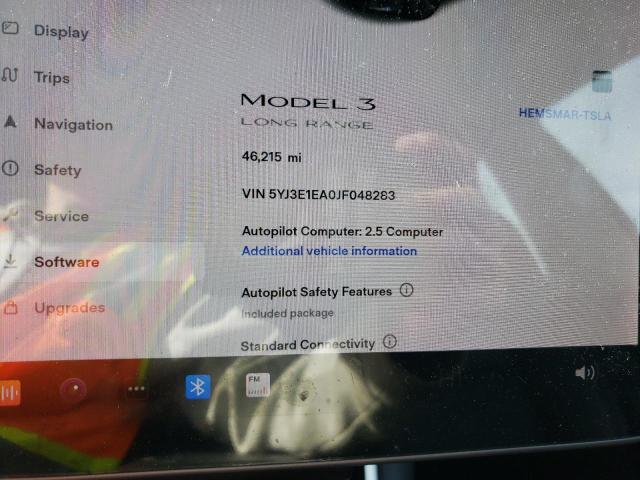 Photo 9 from auction – 2018 TESLA MODEL 3 with VIN 5YJ3E1EA0JF048283