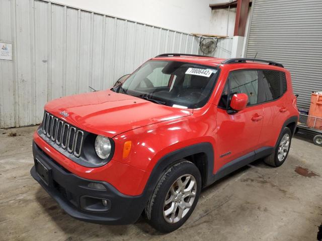 JEEP RENEGADE L 2017 with VIN ZACCJABB9HPE56583 - Photo from auction