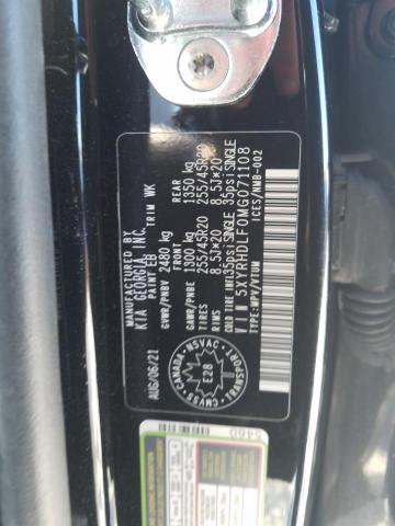Photo 14 from auction – 2021 KIA SORENTO EX with VIN 5XYRHDLF0MG071108