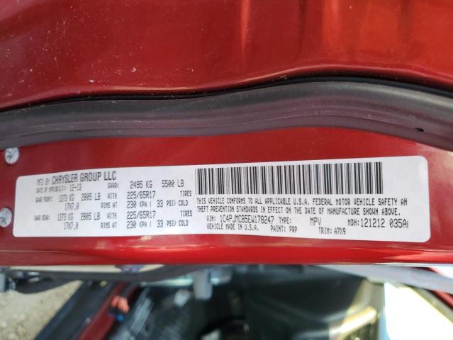 Zdjęcie 14 z aukcji – 2014 JEEP CHEROKEE L z VIN 1C4PJMCB5EW178247