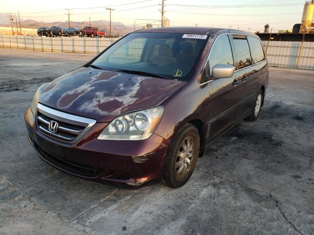HONDA ODYSSEY LX 2007 with VIN 5FNRL38277B102798 - Photo from auction
