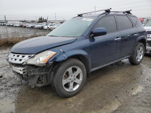 Photo 1 from auction – 2004 NISSAN MURANO SL with VIN JN8AZ08W34W336493