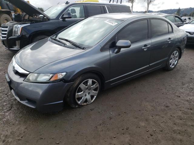 HONDA CIVIC LX 2010 with VIN 19XFA1F56AE058042 - Photo from auction