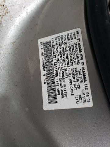 Photo 14 from auction – 2008 HONDA ODYSSEY with VIN 5FNRL38778B417906