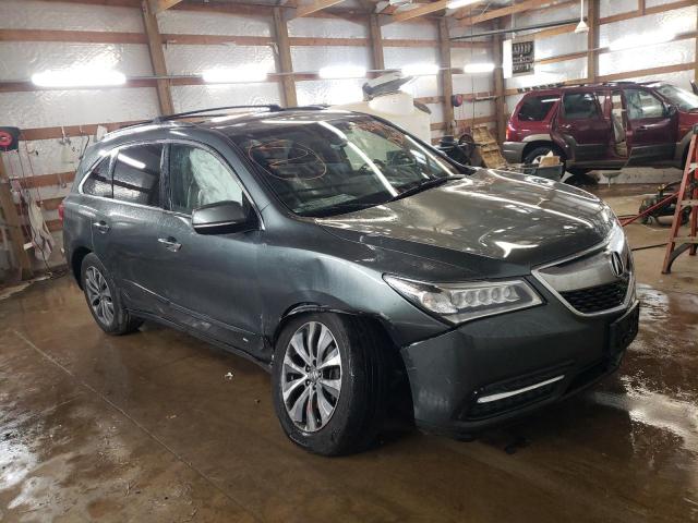 Photo 4 from auction – 2014 ACURA MDX TECHNO with VIN 5FRYD4H46EB038510