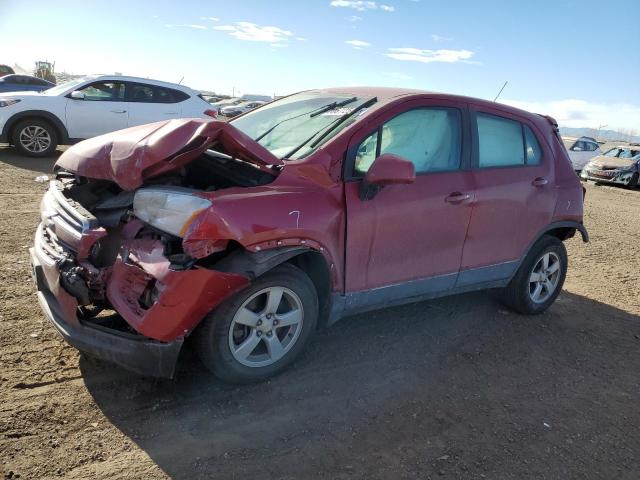 CHEVROLET TRAX 1LS 2015 with VIN KL7CJPSB2FB106929 - Photo from auction