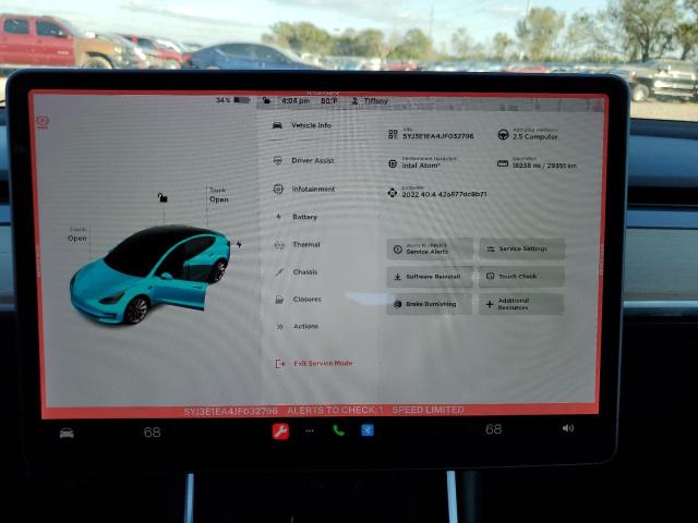 Photo 9 from auction – 2018 TESLA MODEL 3 with VIN 5YJ3E1EA4JF032796
