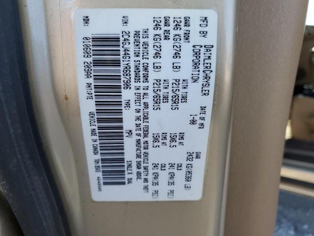 Photo 14 from auction – 2000 CHRYSLER GRAND VOYA with VIN 2C4GJ44G1YR687906