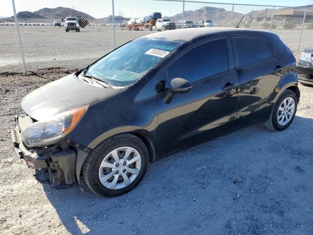 KIA RIO LX 2014 with VIN KNADM5A33E6410434 - Photo from auction