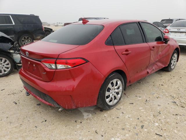 Photo 3 from auction – 2021 TOYOTA COROLLA LE with VIN JTDEPMAE2MJ143180