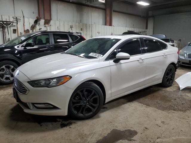 FORD FUSION SE 2018 with VIN 3FA6P0HD5JR201445 - Photo from auction