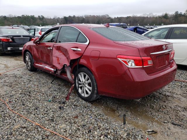 Photo 2 from auction – 2012 LEXUS ES 350 with VIN JTHBK1EG7C2482911