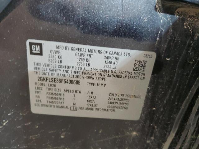 Photo 14 from auction – 2015 GMC TERRAIN SL with VIN 2GKFLSE36F6408605