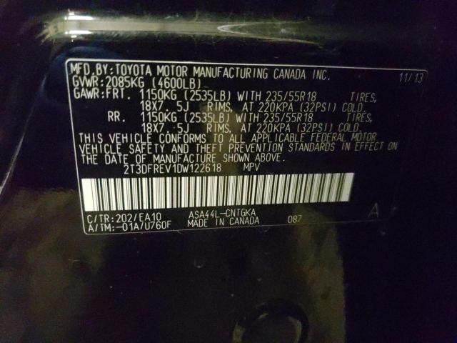 Photo 14 from auction – 2013 TOYOTA RAV4 LIMIT with VIN 2T3DFREV1DW122618