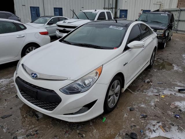 HYUNDAI SONATA HYB 2012 with VIN KMHEC4A44CA030442 - Photo from auction