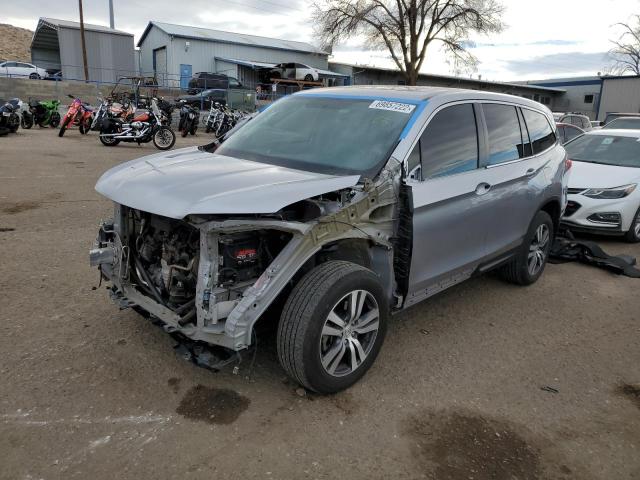 HONDA PILOT EXL 2017 with VIN 5FNYF6H84HB008341 - Photo from auction