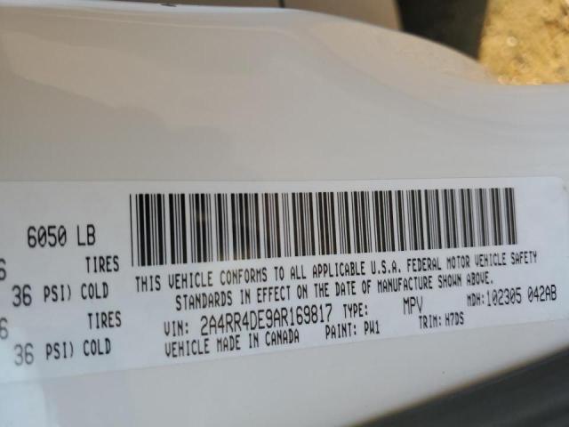 Photo 14 from auction – 2010 CHRYSLER TOWN & COU with VIN 2A4RR4DE9AR169817