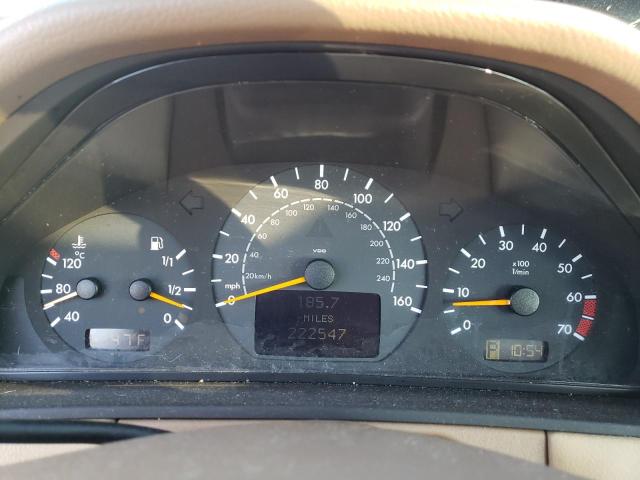 Photo 9 from auction – 2002 MERCEDES-BENZ E 320 with VIN WDBJF65JX2B399951