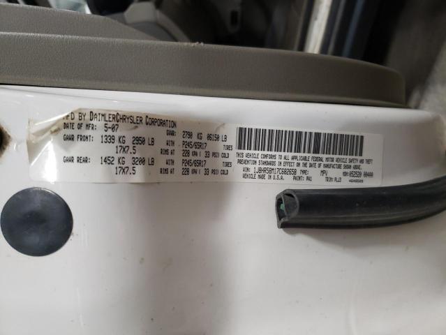 Photo 14 from auction – 2007 JEEP GRAND CHER with VIN 1J8HR58M17C682658