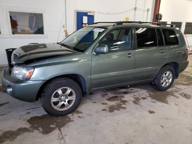 TOYOTA HIGHLANDER 2006 with VIN JTEEP21A460170368 - Photo from auction
