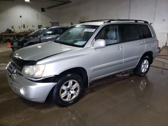 TOYOTA HIGHLANDER 2003 with VIN JTEHF21A630138517 - Photo from auction