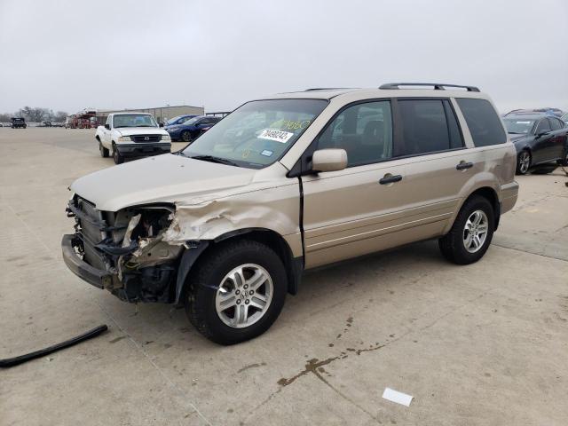 HONDA PILOT EXL 2005 with VIN 5FNYF18645B043880 - Photo from auction