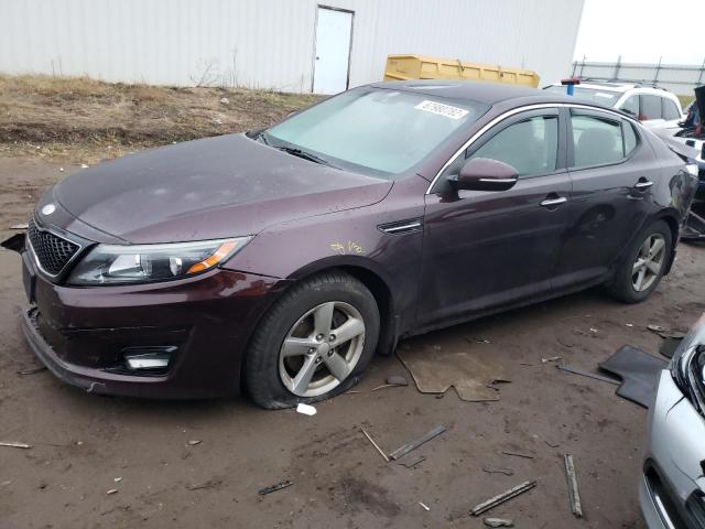 KIA OPTIMA LX 2014 with VIN 5XXGM4A71EG260306 - Photo from auction