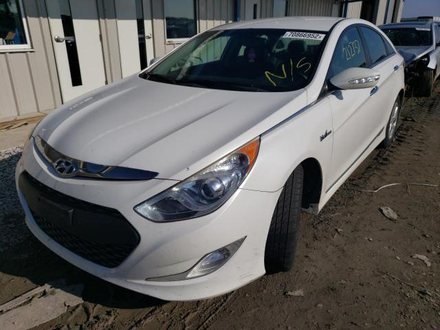 HYUNDAI SONATA HYB 2012 with VIN KMHEC4A45CA043135 - Photo from auction
