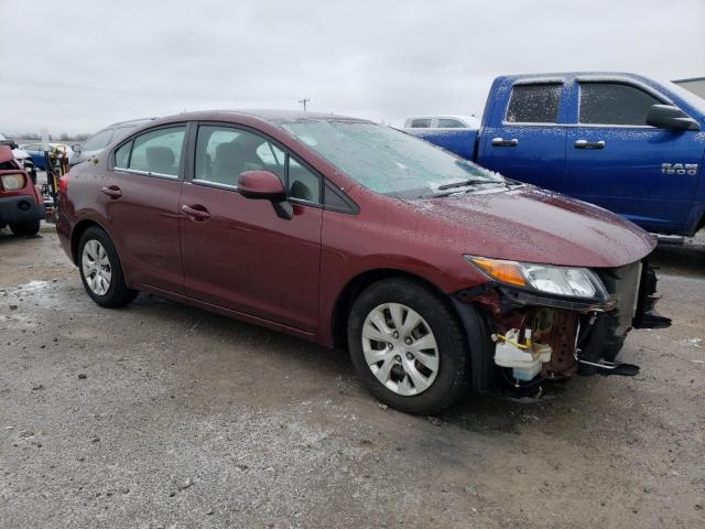 Photo 4 from auction – 2012 HONDA CIVIC LX with VIN 2HGFB2F52CH592442