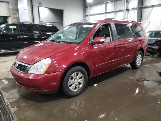 KIA SEDONA LX 2011 with VIN KNDMG4C75B6381325 - Photo from auction