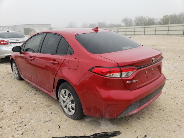Photo 2 from auction – 2021 TOYOTA COROLLA LE with VIN JTDEPMAE2MJ143180