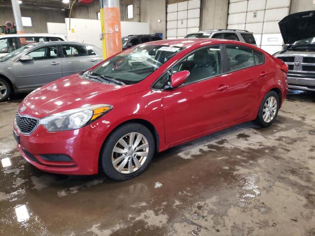 KIA FORTE LX 2014 with VIN KNAFX4A65E5048150 - Photo from auction