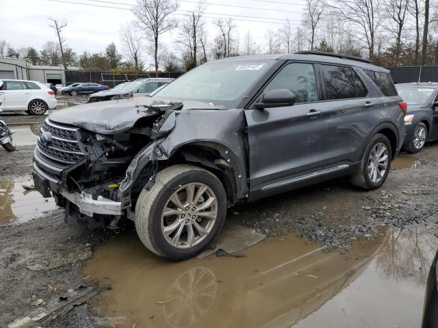 FORD EXPLORER X 2021 with VIN 1FMSK8DH6MGB93586 - Photo from auction