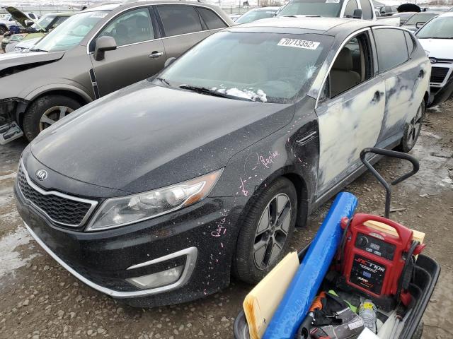 KIA OPTIMA HYB 2013 with VIN KNAGM4ADXD5047456 - Photo from auction