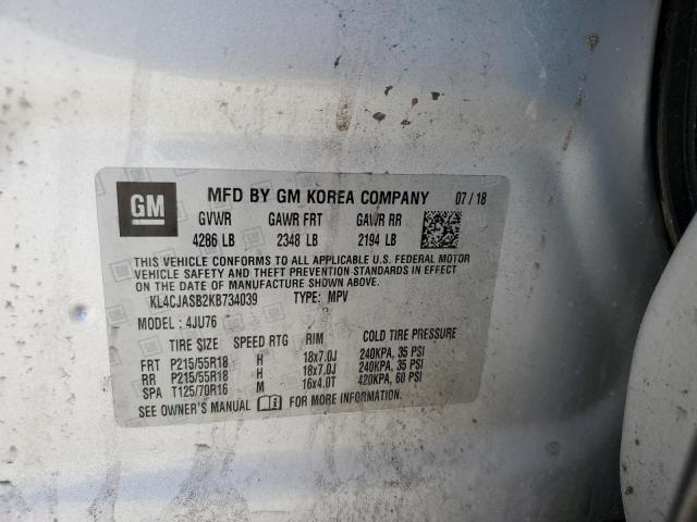 Photo 14 from auction – 2019 BUICK ENCORE PRE with VIN KL4CJASB2KB734039
