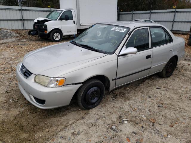 TOYOTA COROLLA 2001 with VIN 2T1BR12E11C455783 - Photo from auction