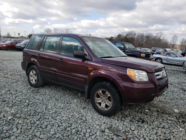 Photo 4 from auction – 2007 HONDA PILOT LX with VIN 5FNYF28167B033493
