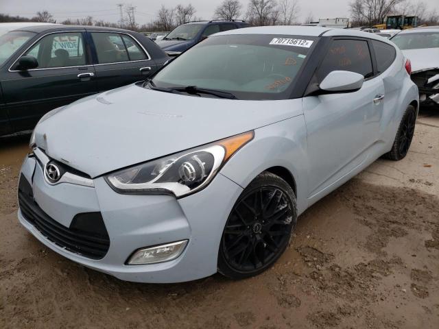 HYUNDAI VELOSTER 2014 with VIN KMHTC6AD4EU213960 - Photo from auction
