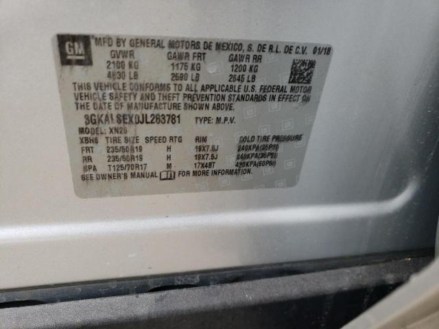 Photo 14 from auction – 2018 GMC TERRAIN DE with VIN 3GKALSEX0JL283781