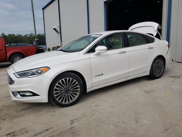 FORD FUSION TIT 2018 with VIN 3FA6P0RU7JR141005 - Photo from auction