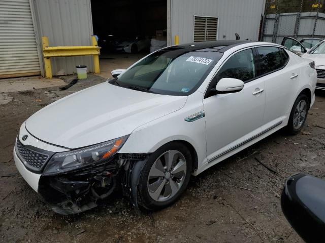 KIA OPTIMA HYB 2016 with VIN KNAGN4AD3G5098637 - Photo from auction