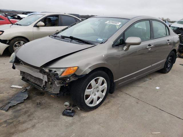 Photo 1 from auction – 2008 HONDA CIVIC LX with VIN 2HGFA15568H340232