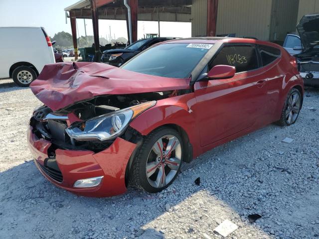 HYUNDAI VELOSTER 2012 with VIN KMHTC6AD4CU041734 - Photo from auction