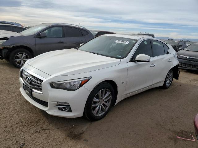 INFINITI Q50 BASE 2015 with VIN JN1BV7AR4FM411146 - Photo from auction