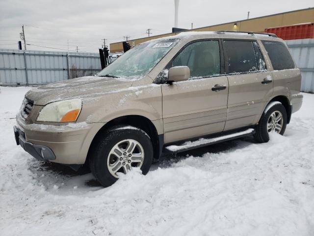 HONDA PILOT EXL 2004 with VIN 2HKYF18644H000821 - Photo from auction