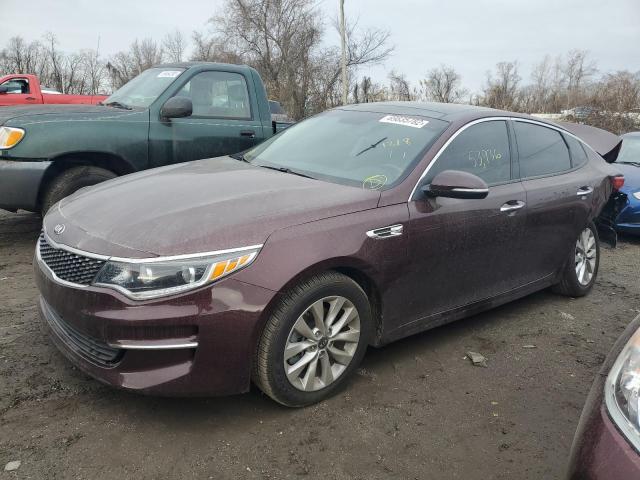KIA OPTIMA EX 2016 with VIN 5XXGU4L34GG101633 - Photo from auction