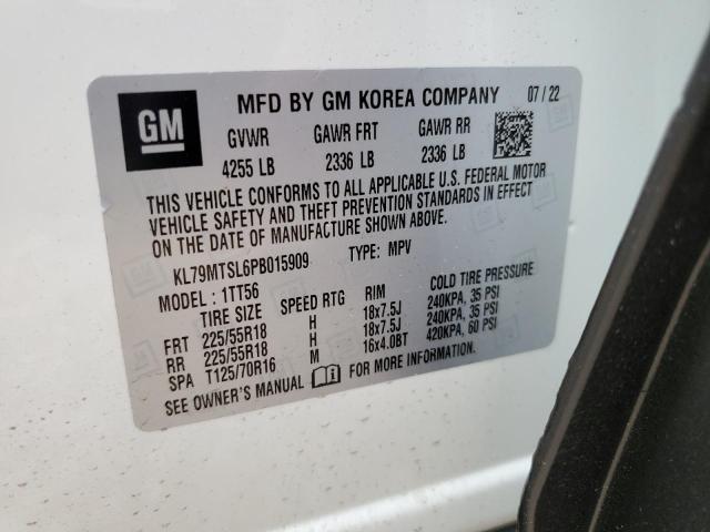 Photo 14 from auction – 2023 CHEVROLET TRAILBLAZE with VIN KL79MTSL6PB015909