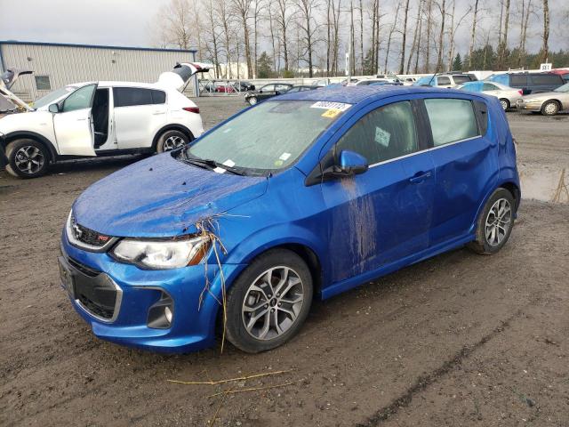 CHEVROLET SONIC LT 2019 with VIN 1G1JD6SB2K4136080 - Photo from auction