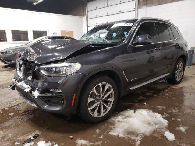 BMW X3 XDRIVE3 2018 with VIN 5UXTR9C5XJLC77478 - Photo from auction