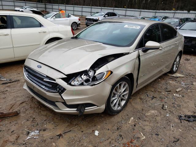 Photo 1 from auction – 2017 FORD FUSION SE with VIN 3FA6P0LUXHR354923